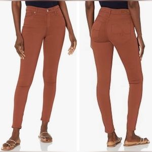 AG Denim Japanese Velvet Pima Cotton Farrah Skinny Ankle Adriana Goldschmied